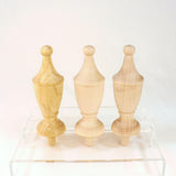 Custom Finials In Maple