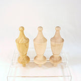 Custom Finials In Maple