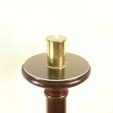 Paschal Candle Stand Handmade in Red Oak Custom and Traditional Turned Designs by Picinae Studios